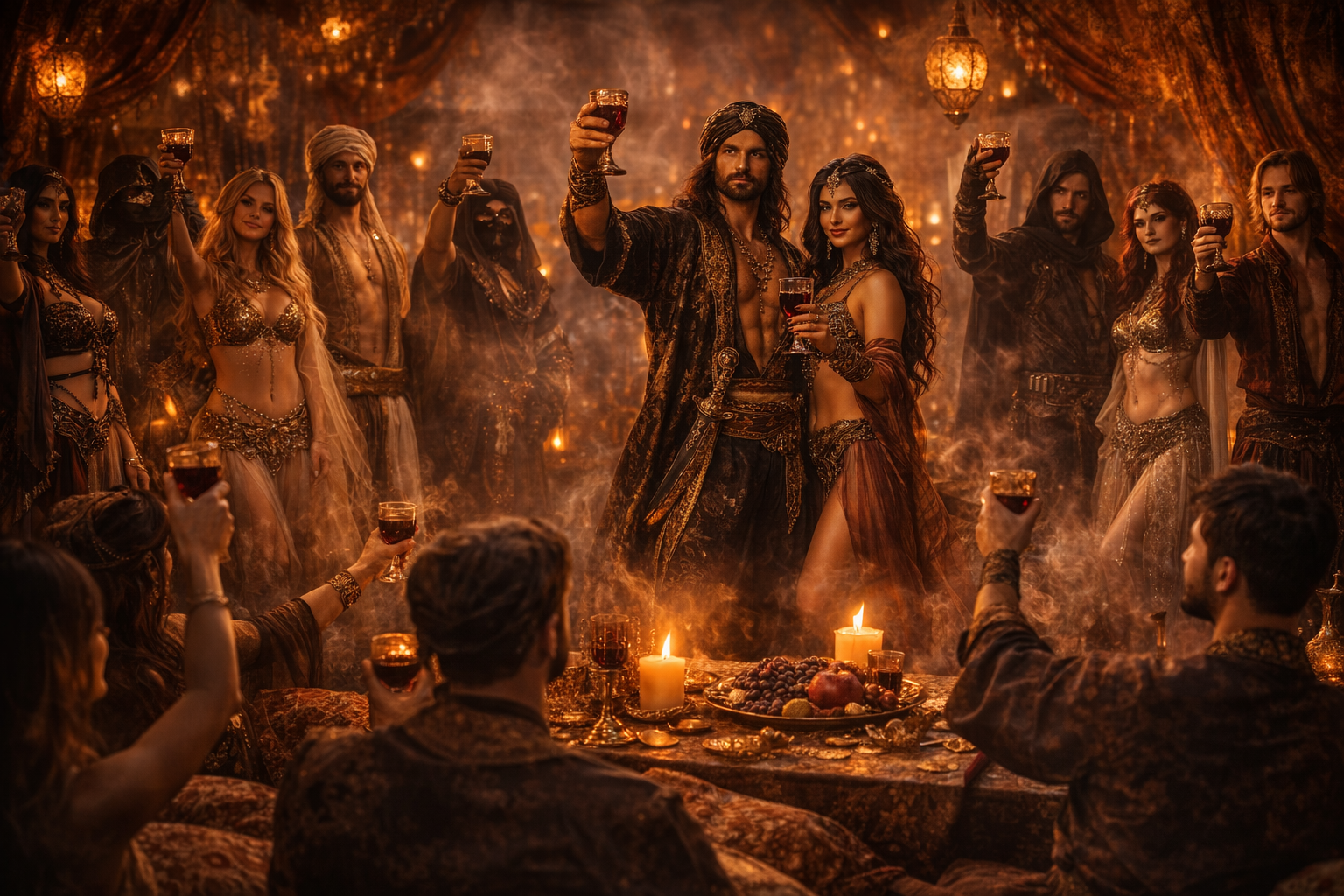 Opening introductions of the couples, and announcement of intentions